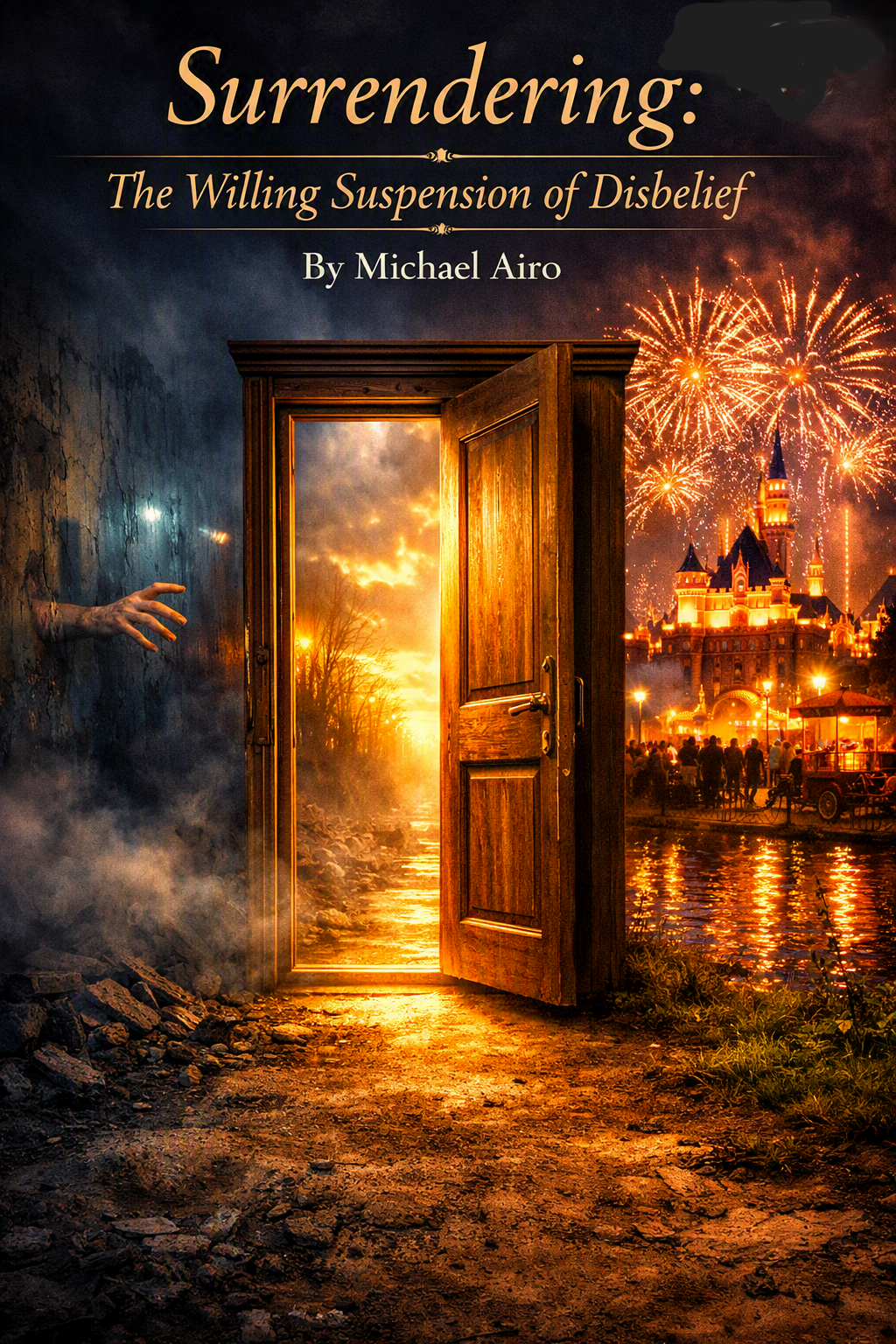 A door standing open between fear and wonder, the willing suspension of disbelief.